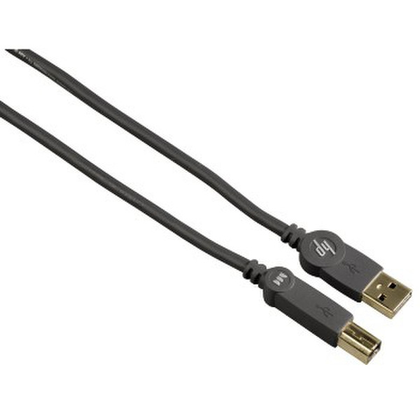 Monster Cable 122297 2.13м USB A USB B Черный кабель USB