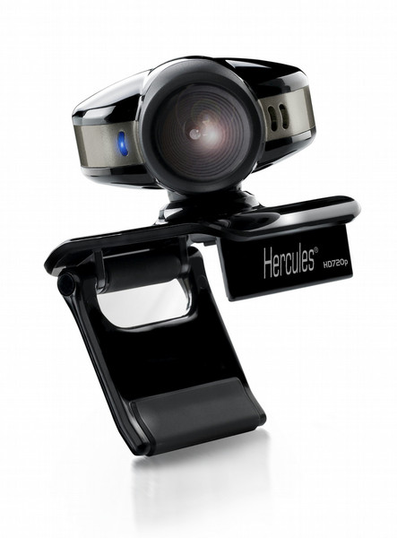 Hercules Dualpix HD720p Emotion 5MP 1280 x 720Pixel Schwarz Webcam
