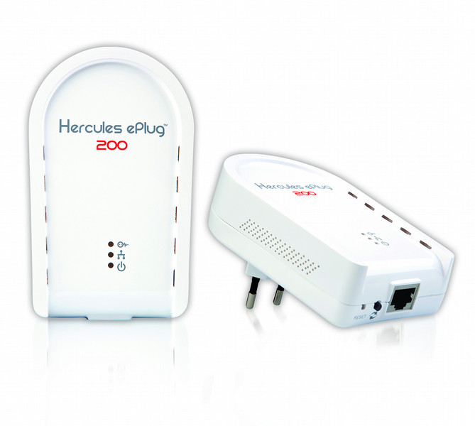 Hercules ePlug 200C duo Ethernet 200Mbit/s Netzwerkkarte