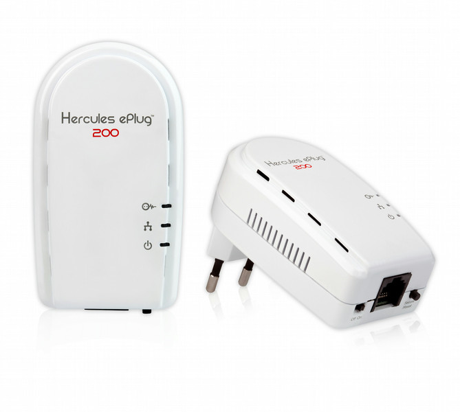Hercules ePlug 200 mini duo Ethernet 200Mbit/s networking card