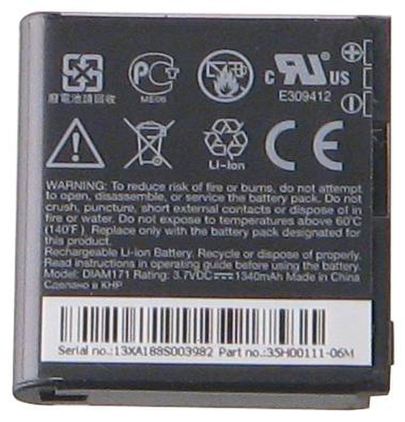 HTC 35H00111-06M Lithium-Ion (Li-Ion) 1340mAh rechargeable battery