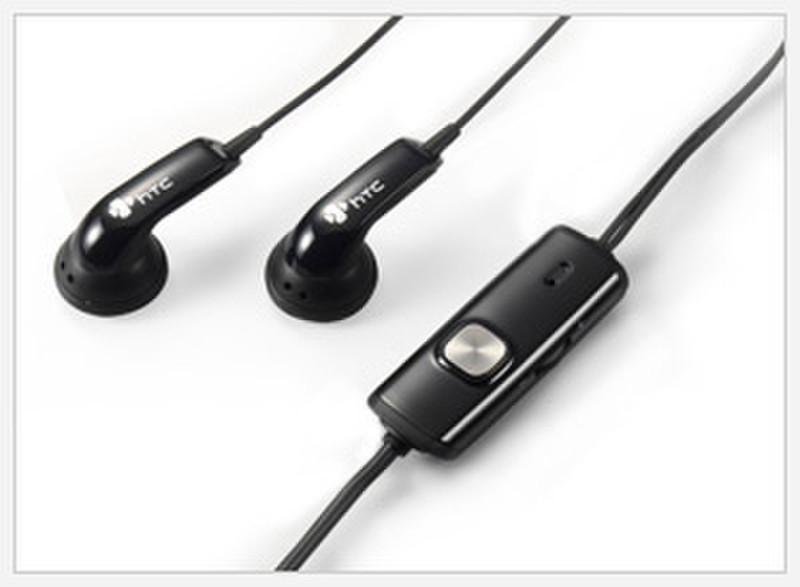 HTC HS S200 Binaural Wired Black mobile headset