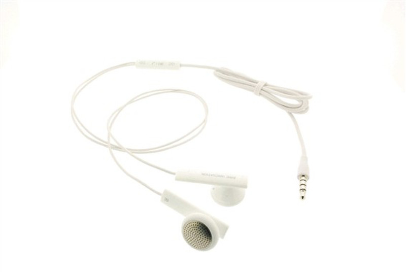 HTC 36H00880-05M Binaural Verkabelt Weiß Mobiles Headset