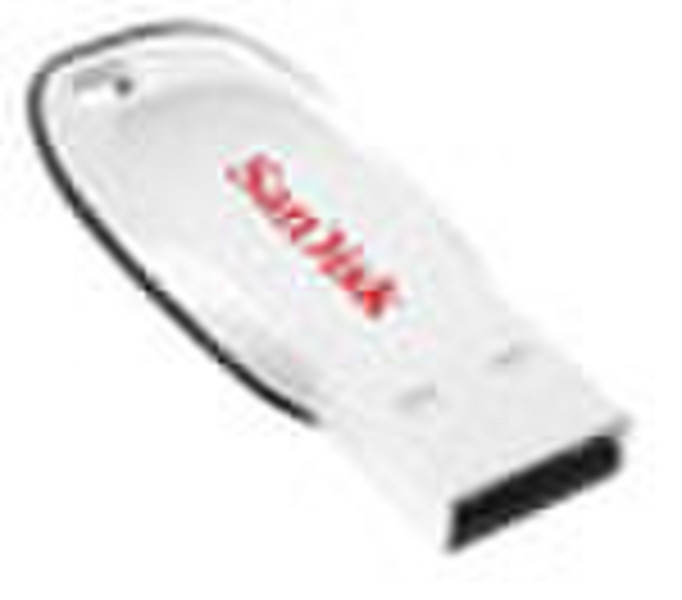 Sandisk Cruzer Blade 8ГБ USB 2.0 Тип -A Белый USB флеш накопитель