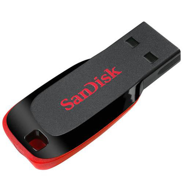 Sandisk Cruzer Blade 8ГБ USB 2.0 Тип -A Черный USB флеш накопитель