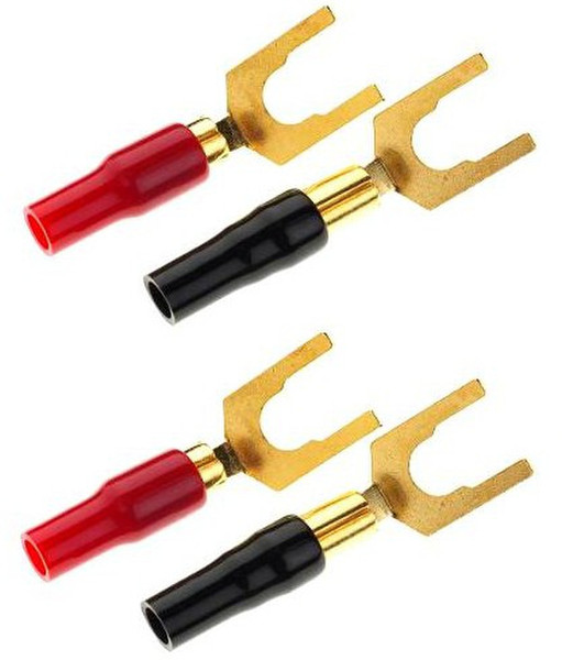 IXOS XS207 spade Black,Gold,Red wire connector