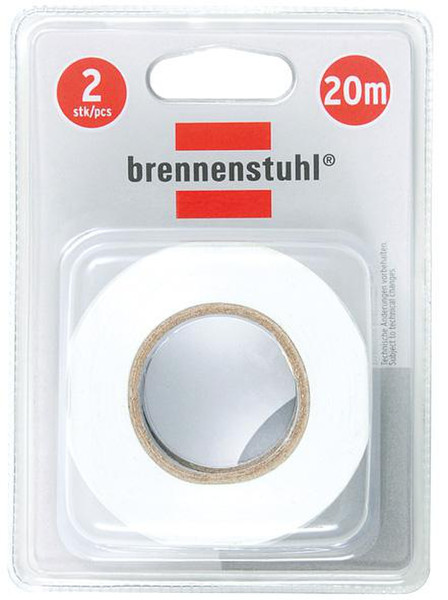 Brennenstuhl Adhesive Insulating Tape 20м Белый канцелярская/офисная лента