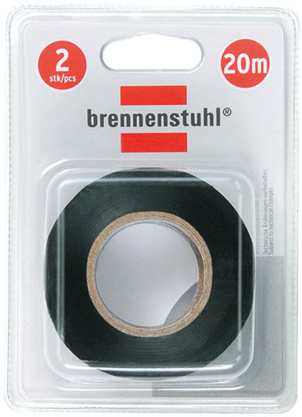 Brennenstuhl Adhesive Insulating Tape 20м Черный канцелярская/офисная лента