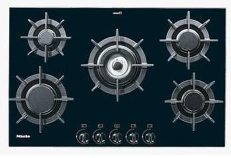 Miele KM 371 G Встроенный Gas hob Черный