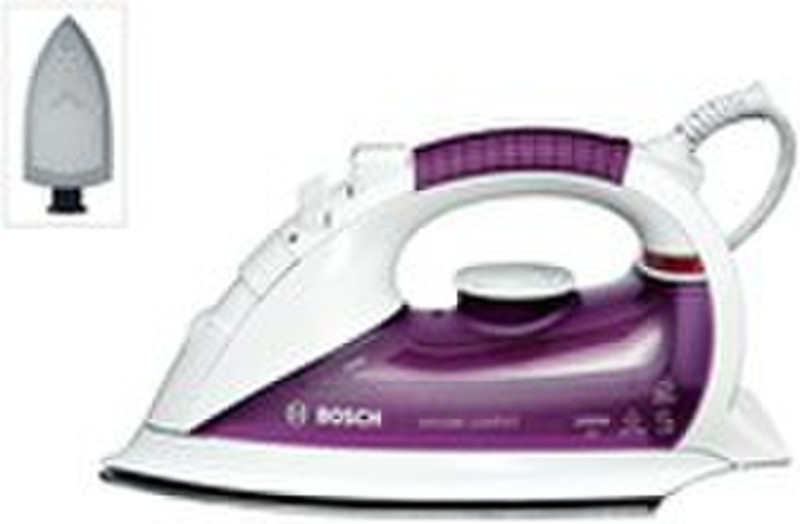 Bosch TDA8308 Dampfbügeleisen Violett, Weiß Bügeleisen