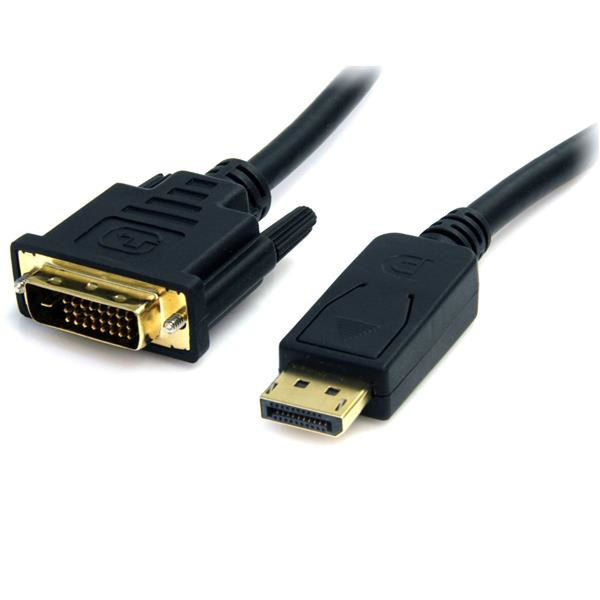 StarTech.com DP2DVI2MM6 1.8м DisplayPort DVI-D Черный адаптер для видео кабеля