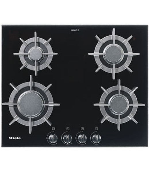 Miele KM 361 G Встроенный Gas hob Черный плита