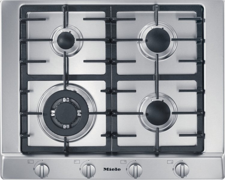 Miele KM2012 Встроенный Gas hob Нержавеющая сталь плита