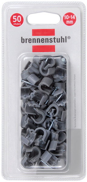 Brennenstuhl Nailing Clips Grey 50pc(s) cable clamp