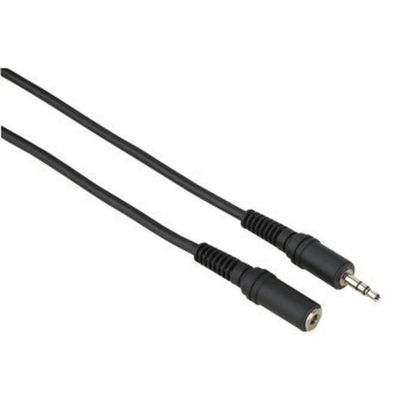 Hama 00104006 0.5m 3.5mm 3.5mm Black audio cable