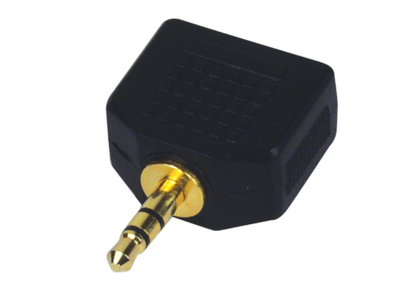Caliber CLA35P 3.5mm 2x3.5mm Черный кабельный разъем/переходник