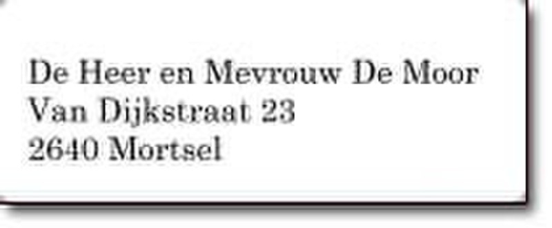 DECAdry OLW-4733 Weiß 420Stück(e) selbstklebendes Etikett