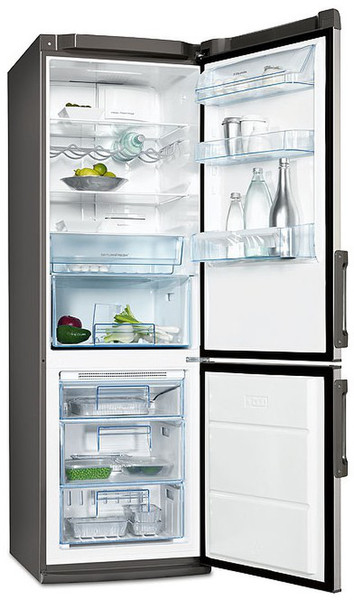 Electrolux ENA 34933 X freestanding A+ Stainless steel fridge-freezer