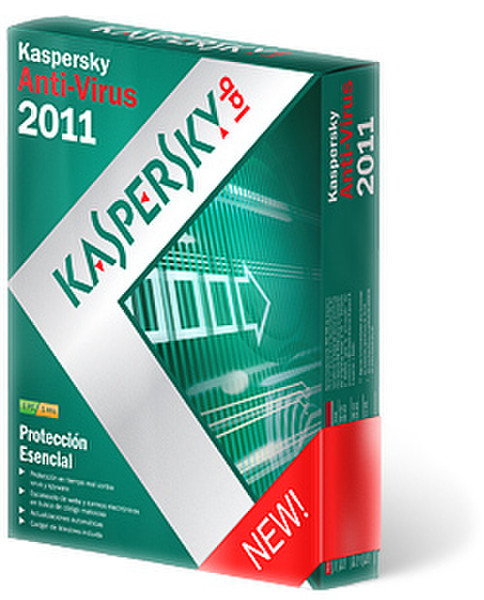 Kaspersky Lab Anti-Virus 2011, 3u, ES 3пользов. ESP