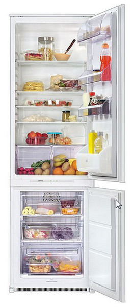 Zanussi ZBB 6286 Встроенный Белый холодильник с морозильной камерой