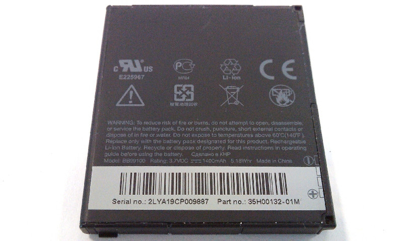 HTC BA S410 Литий-ионная (Li-Ion) 1400мА·ч 3.7В аккумуляторная батарея