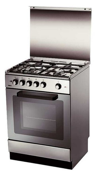 Zanussi ZCM 6501 X Freistehend Gaskochfeld Edelstahl Küchenherd