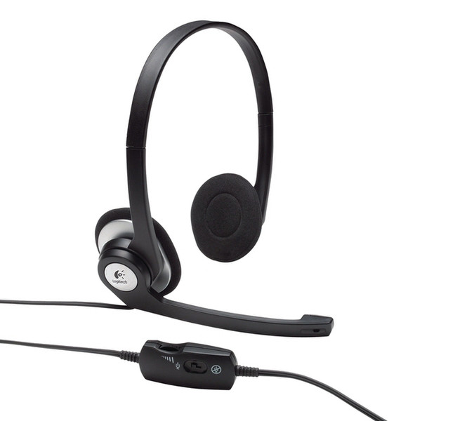 Logitech ClearChat Stereo Binaural Black headset