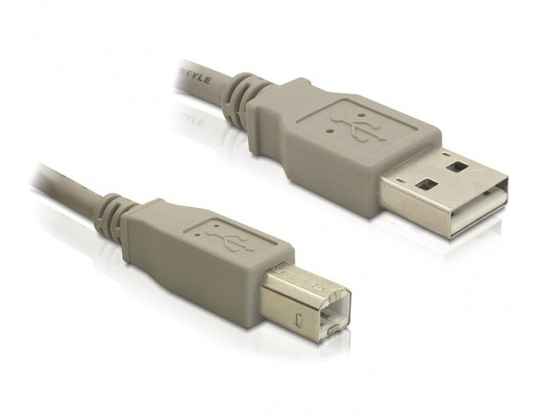 DeLOCK 82215 1.8м USB A USB B Серый кабель USB