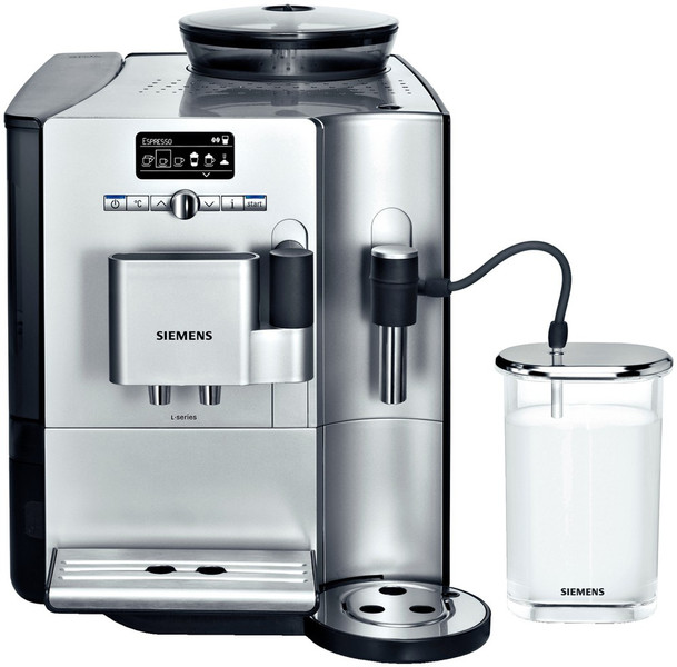 Siemens TK73201RW Отдельностоящий Автоматическая Espresso machine 2.1л Нержавеющая сталь кофеварка