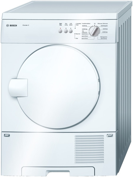 Bosch WTC84100NL Freistehend Frontlader 6kg C Weiß Wäschetrockner