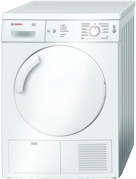 Bosch WTE84103NL freestanding Front-load 7kg C White tumble dryer