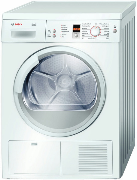 Bosch WTE86304NL Freistehend Frontlader 7kg B Weiß Wäschetrockner