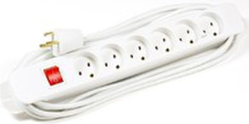 Microconnect GRUEDBM6H050 White power distribution unit (PDU)