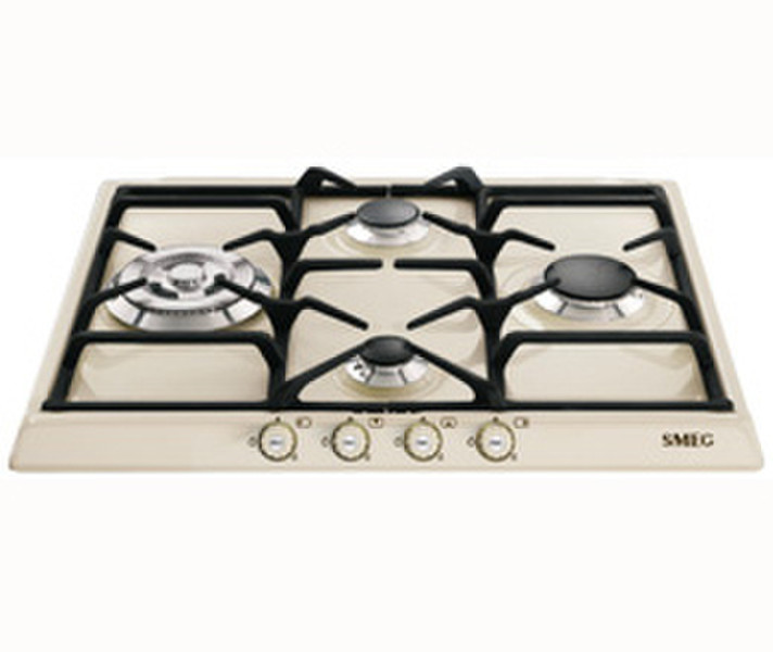 Smeg SR764PO Встроенный Gas hob Кремовый плита