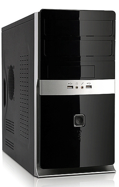 Foxconn TLM141 Midi-Tower 350W Black,Silver computer case