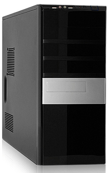 Foxconn TSAA680 Midi-Tower 350Вт Черный, Cеребряный системный блок