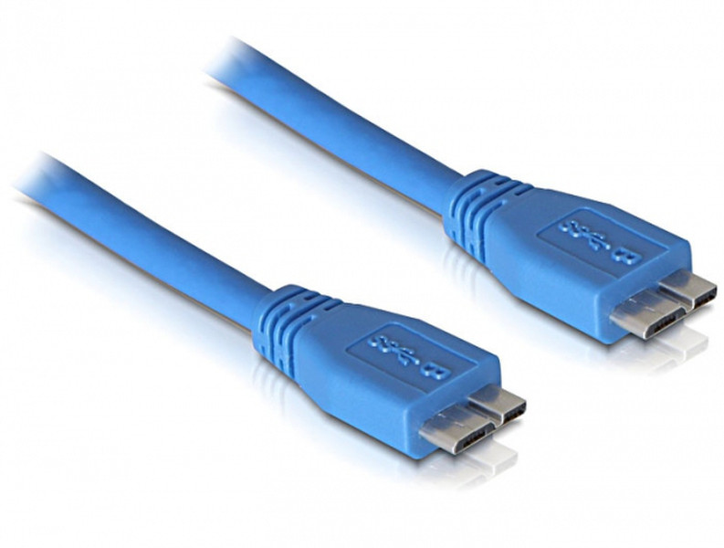 DeLOCK 82633 1м Синий кабель USB