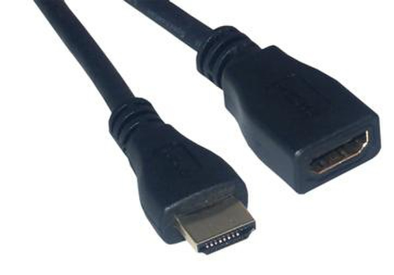 MCL MC384-1M 1м HDMI HDMI Черный HDMI кабель