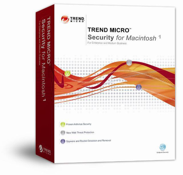 Trend Micro Security for Mac, STD, 26-50u, 1Y, EDU Education (EDU) license 26 - 50user(s) 1year(s)