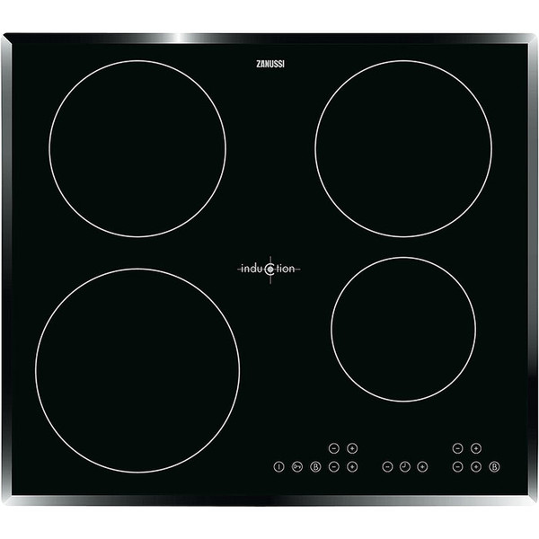 Zanussi ZIT 64 BV Встроенный Induction hob Черный плита