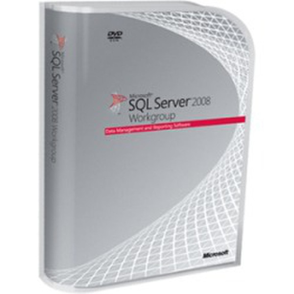 Microsoft SQL Server 2008 R2 Workgroup Edition, 32-64bit, ES, DVD