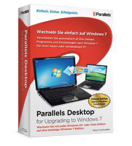 Parallels Upgrade Desktop to Windows 7