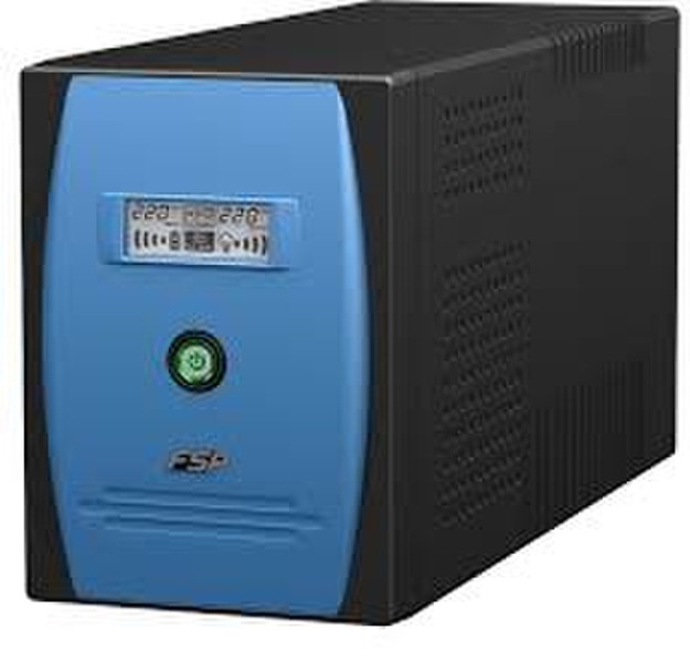 FSP/Fortron EP 1500 1500VA 6AC outlet(s) Schwarz, Blau Unterbrechungsfreie Stromversorgung (UPS)