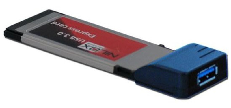 Nilox SCHEDA PCMCIA USB 3.0 1 PORT USB 3.0 interface cards/adapter