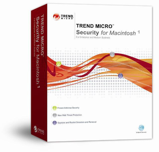 Trend Micro Security for Mac, STD ADD, 51-100u, 1Y, EDU Education (EDU) license 51 - 100user(s) 1year(s)