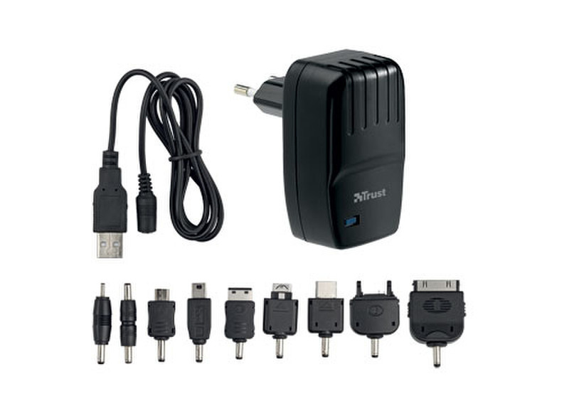 Trust SmartCharge Indoor Black mobile device charger