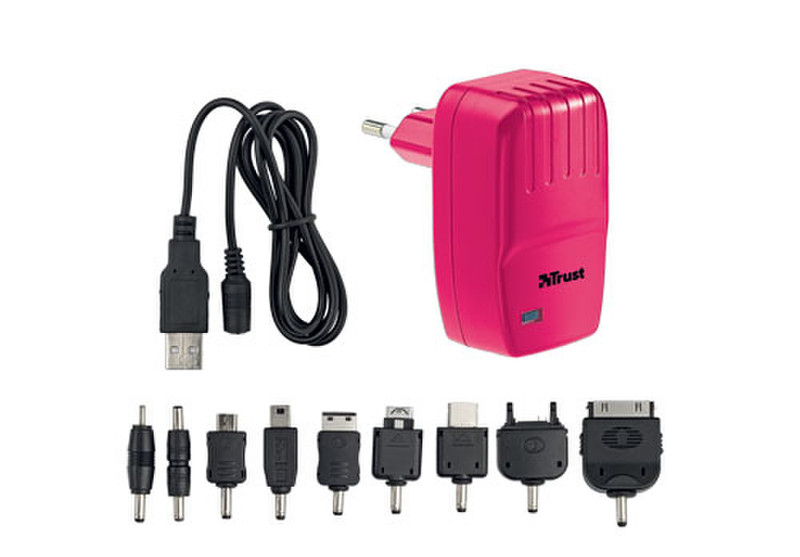 Trust SmartCharge Indoor Pink mobile device charger