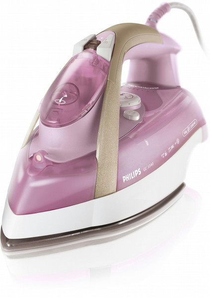 Philips 3300 series GC3360/32 Dry & Steam iron 2300W Violet,White iron