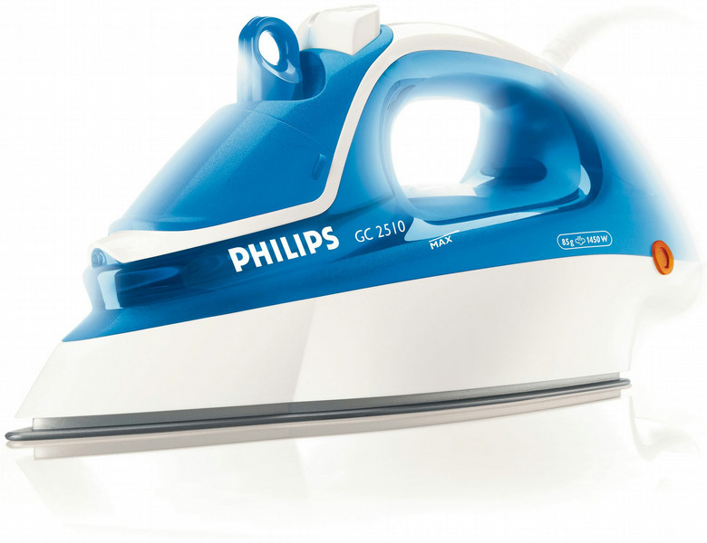 Philips 2500 series GC2510/06 Утюг для сухой глажки и отпаривания 2000Вт Синий, Белый утюг