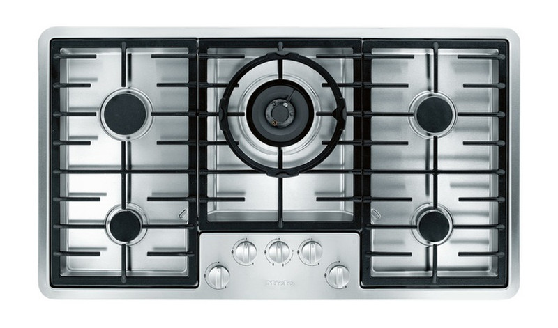 Miele KM 2257-1 Встроенный Gas hob Нержавеющая сталь